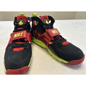 Nike Air Huarache Men’s Size 13 Black Volt University Red Rare Vintage 90s